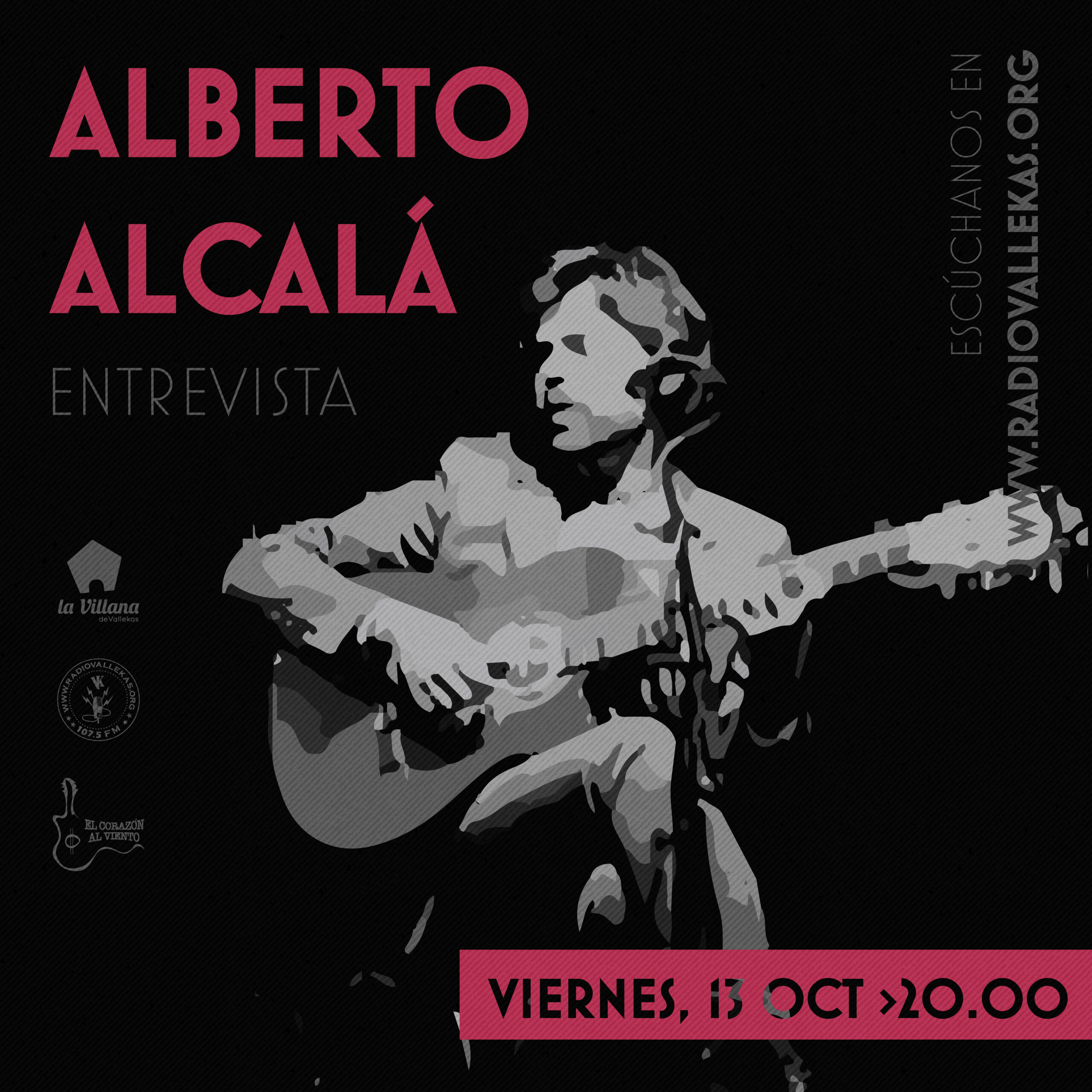 Audio del programa #220 -El corazón al viento en Radio Vallekas- con Alberto Alcalá (13 octubre 2023)